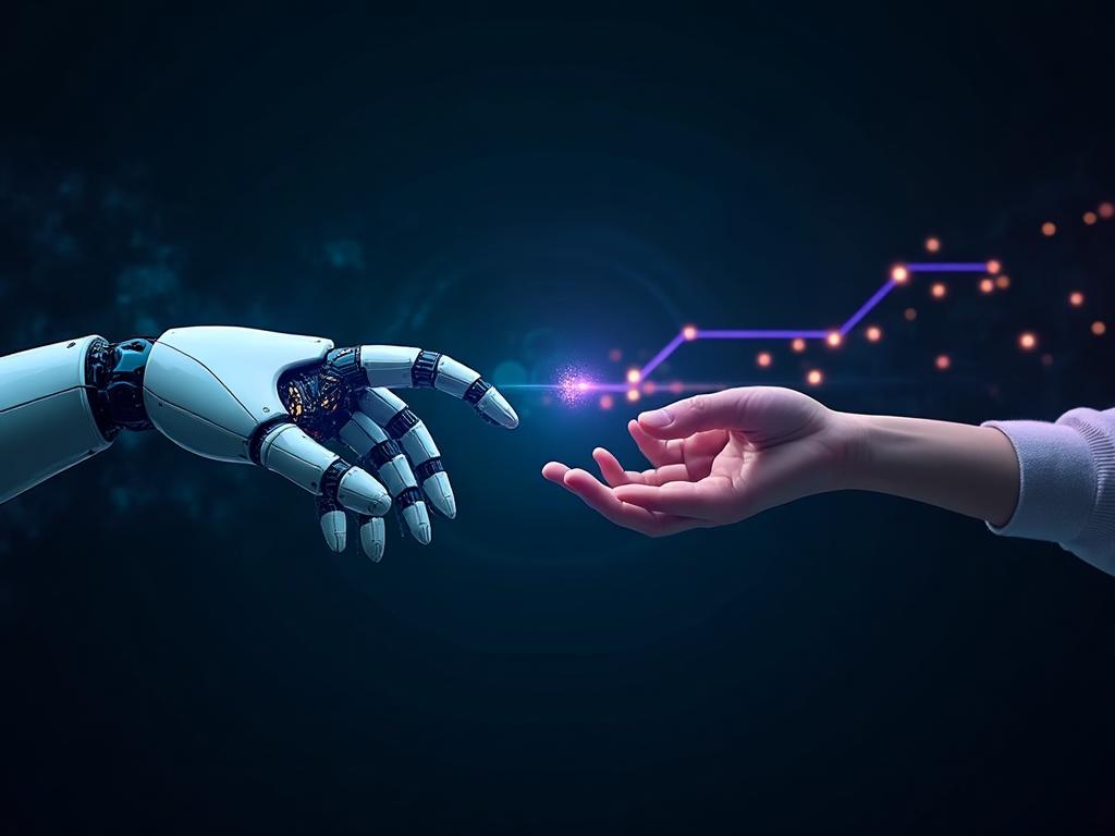 Human and AI collaboration with data streams