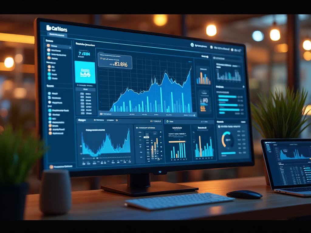 Ecommerce analytics dashboard showing sales metrics