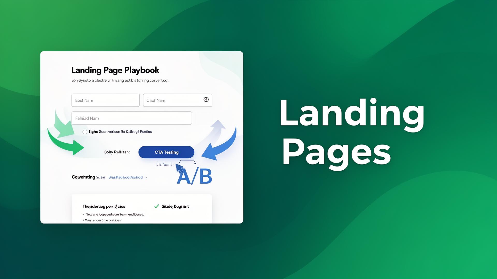 The AI-Optimized Landing Page Playbook