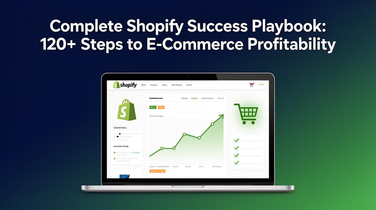 The Complete Shopify Success Playbook: 120+ Steps to Build a Profitable E-commerce Store